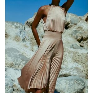 A.L.C renzo II pleated midi dress, size 6